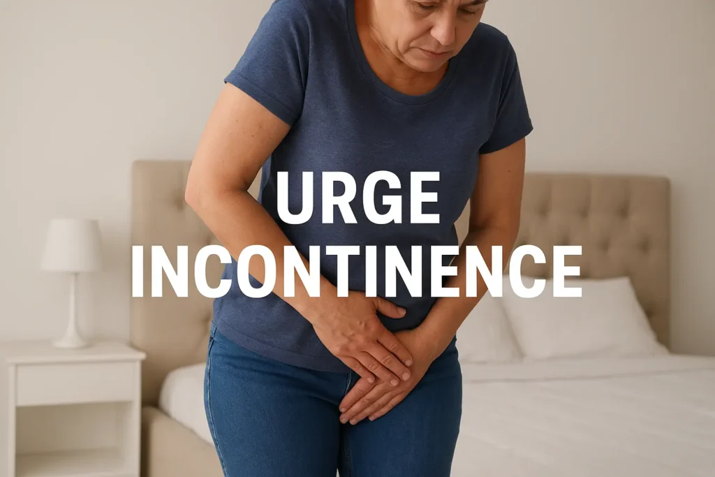 how to manage urge incontinence Wincanton symptoms