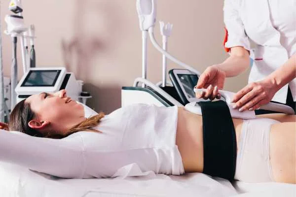 woman having body sculpting to help improve her body image and her mental health Wincanton