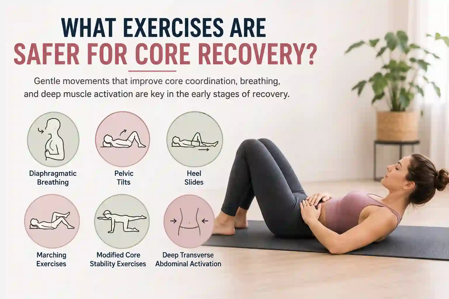 Which exercises may help diastasis recti Wincanton?